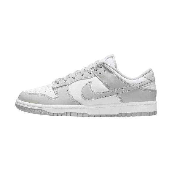 NWB NIKE Dunk Low Retro "White/Grey Fog" Sneakers Size 9 - Picture 2 of 6